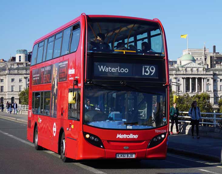 Metroline Alexander Dennis Enviro400H TEH1220